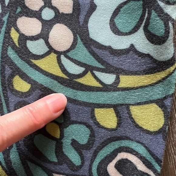 Boden for Anthropologie Midi Dress with Abstract/Floral Pattern - Picture 13 of 16